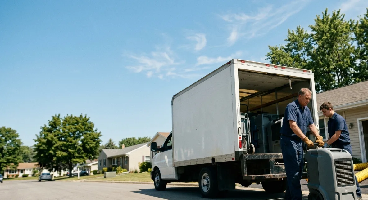 Water Damage Cleanup in Van Meter, IA near me